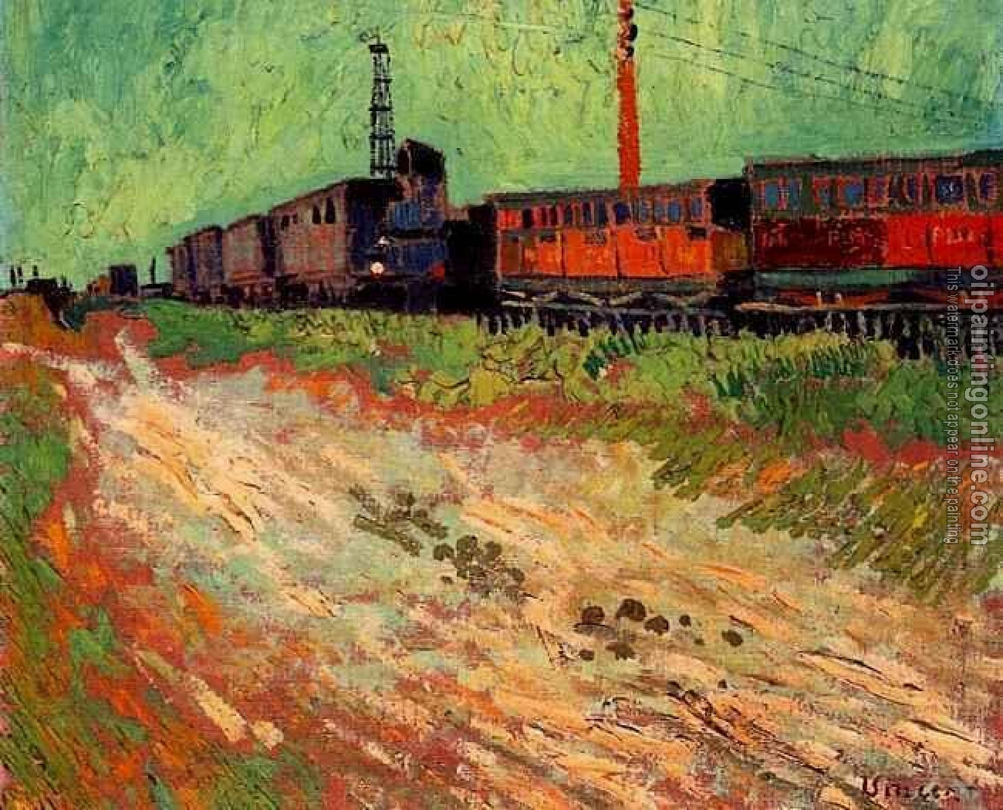 Gogh, Vincent van - Railway Carriages